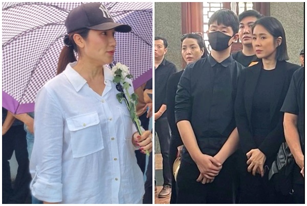 Lê Phương ôm bó hoa tím đến tiễn đưa Quý Bình đã thấy lạ, MC Cát Tường viết về người em vỏn vẹn vài dòng mà ứa nước mắt
